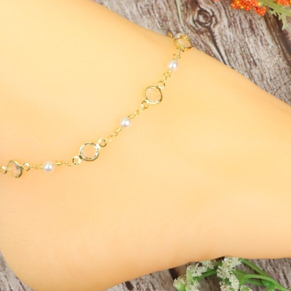 "Dainty Anklet for Women – Elegant Everyday Jewelry & Perfect Gift | MLCRC1706 - Picture 2 of 10